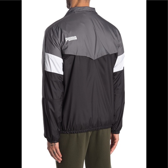 NWT Men’s Puma Colorblock Windbreaker Jacket - Picture 2 of 8